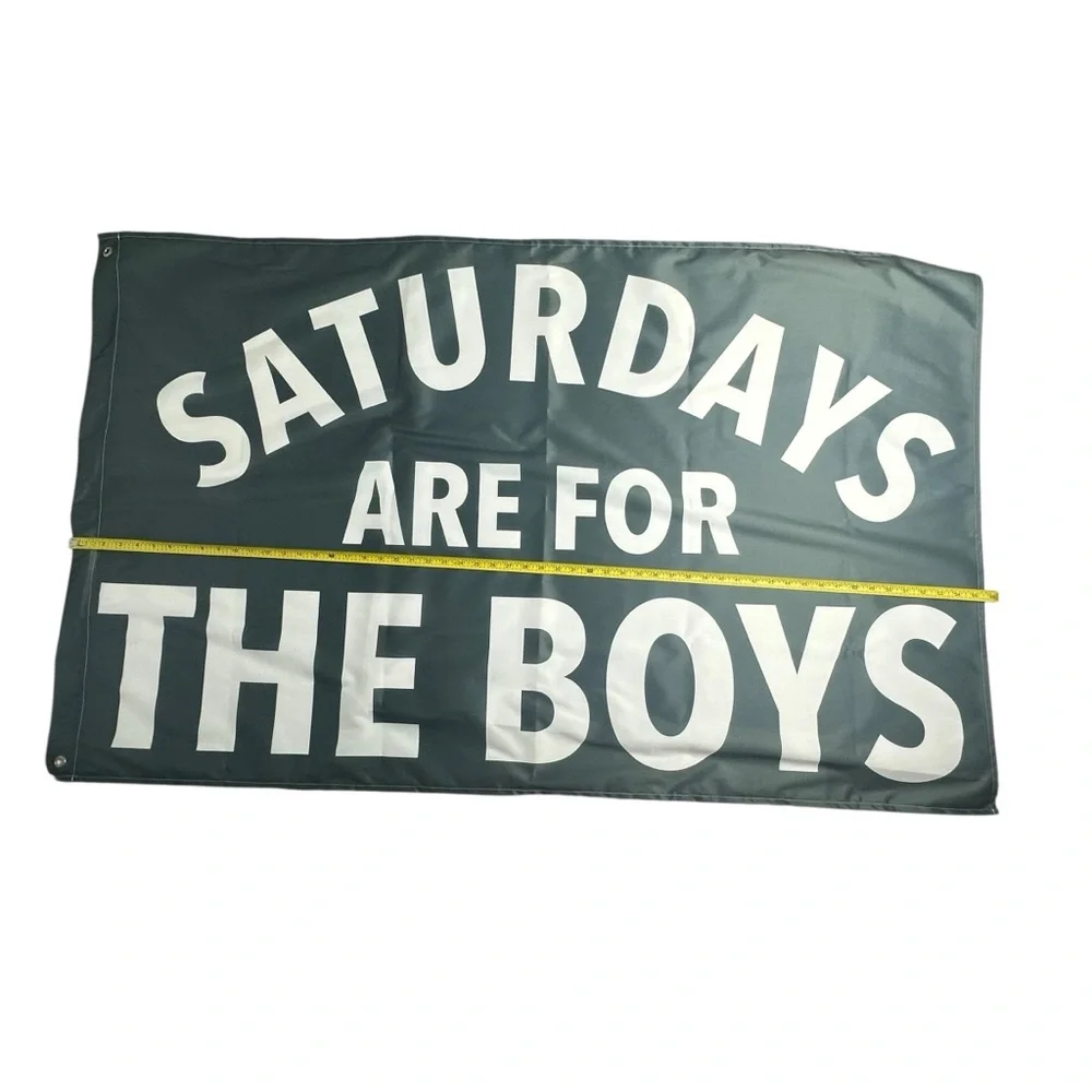 Saturdays Are For The Boys Wall Hanging App 34x55.5